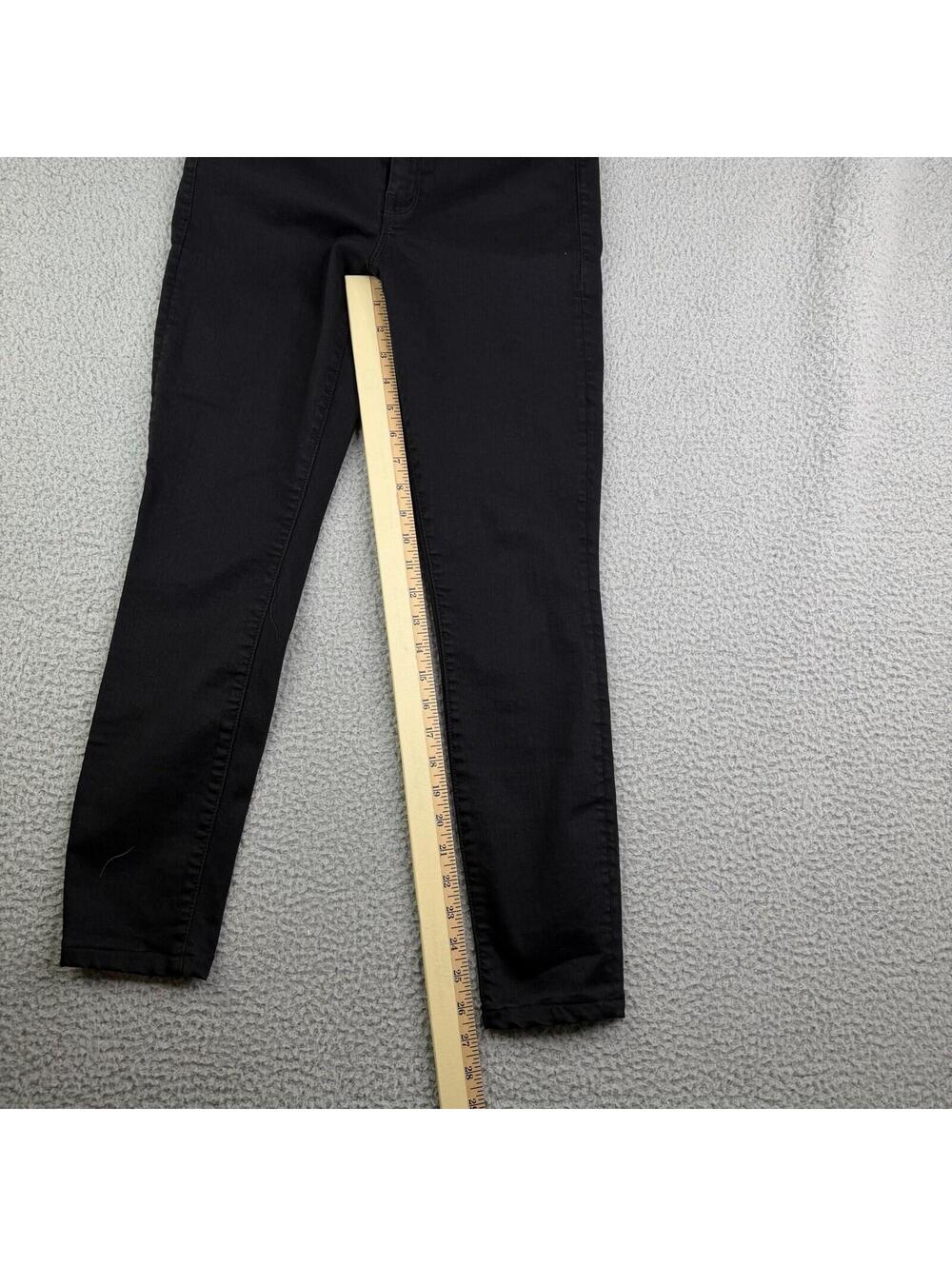 Mother The Looker Not Guilty Black Jeans Sz 28 x 27 Slim Ankle Stretch - Picture 8 of 15